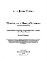 We Wish You a Merry Christmas Concert Band sheet music cover